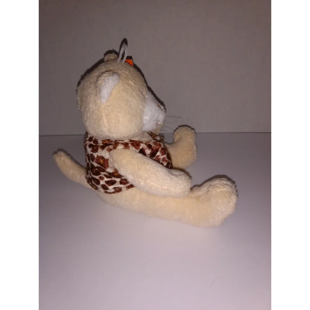2003 Harley Davidson Ivory Lektra Biker Club Kitty Cat Plush With Tags 6